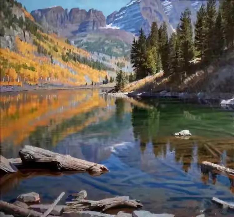 美国画家杰伊·摩尔，耗时30年潜心钻研西部和当代景观艺术。正是这份坚持不懈与全情