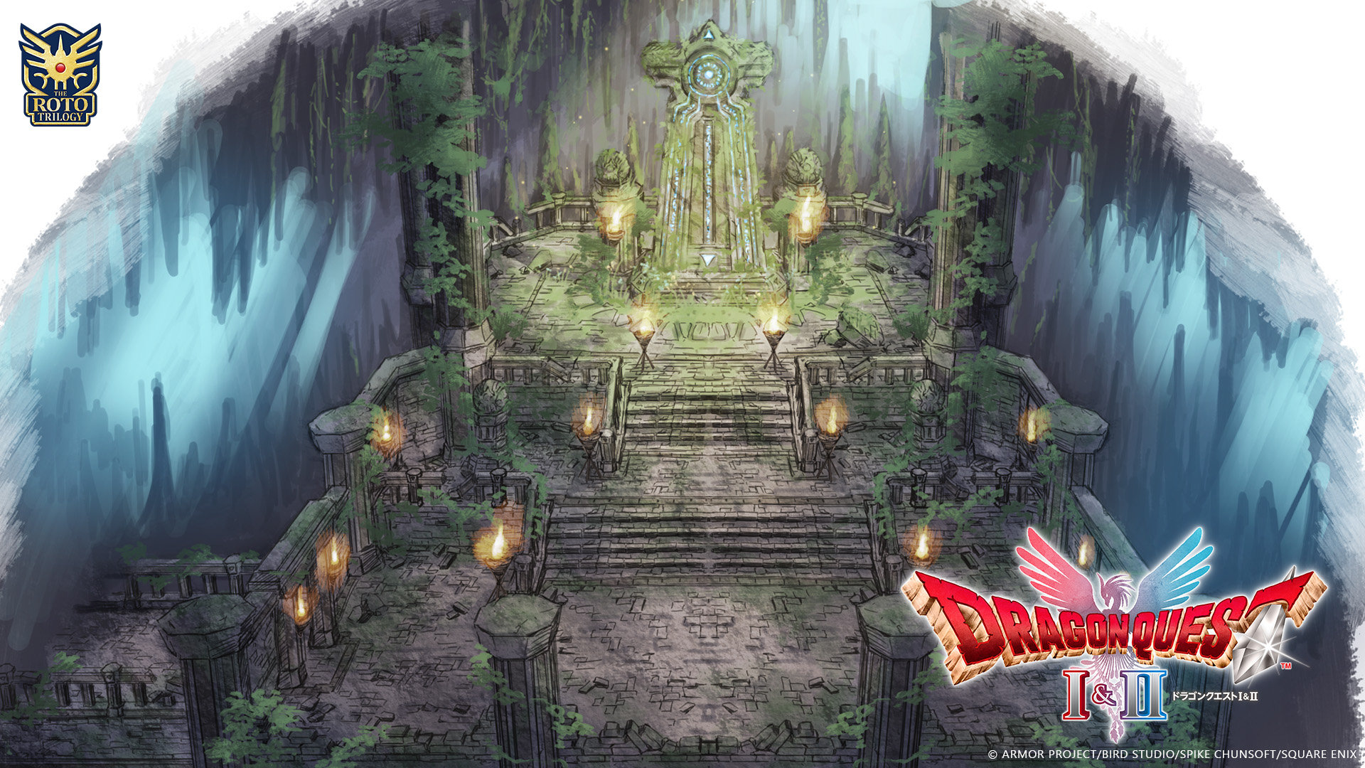 《勇者斗恶龙 I&II HD-2D重制版》官方公开的一些概念艺术。勇者斗恶龙 ​