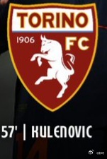 库伦诺维奇在对阵国米的意大利杯比赛中破门，都灵首秀即取的进球   都灵