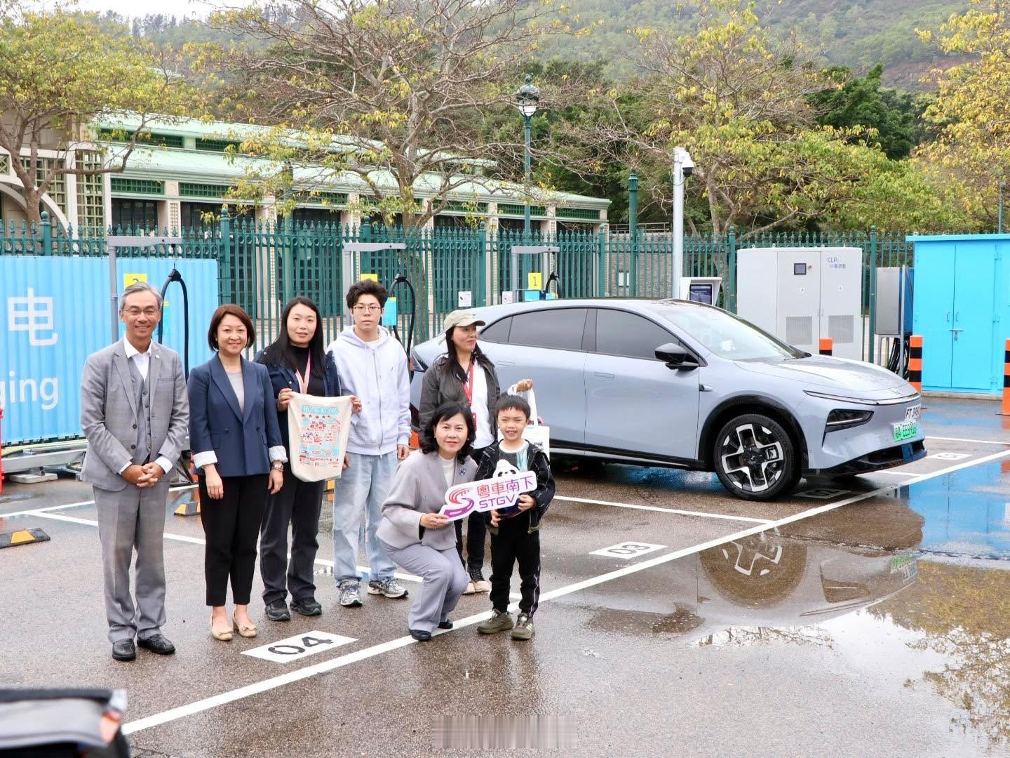 【中電源動開設充電站  方便「粵車南下」車主】「粵車南下」入境香港市區部分即日起