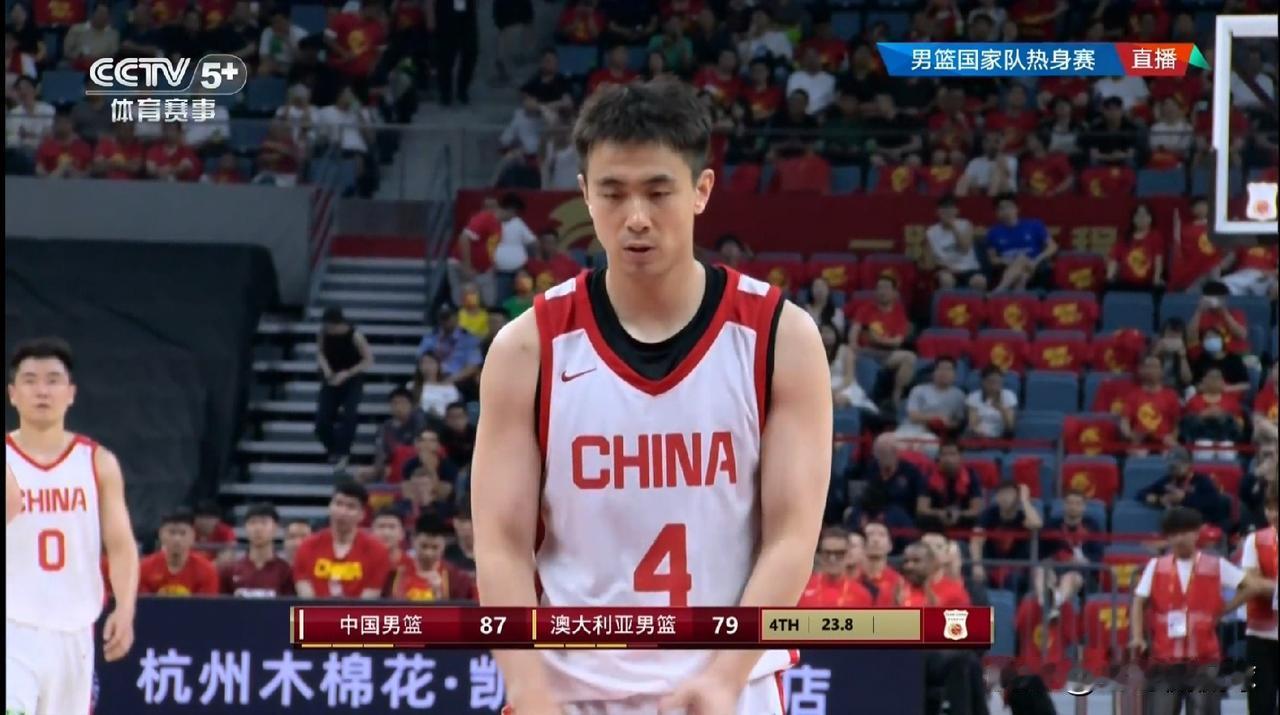 中国男篮核心赵继伟真是太让人感动了！在今天中国男篮以91：81战胜澳大利亚男篮的