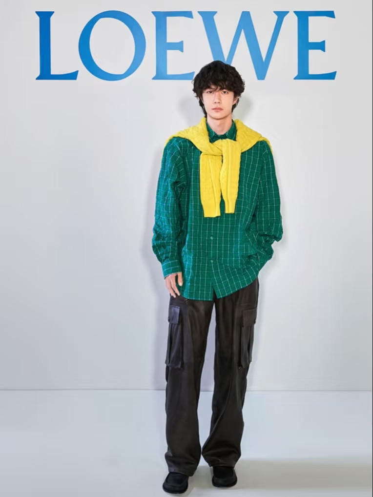 王一博 巴黎时装周罗意威大秀红毯时刻