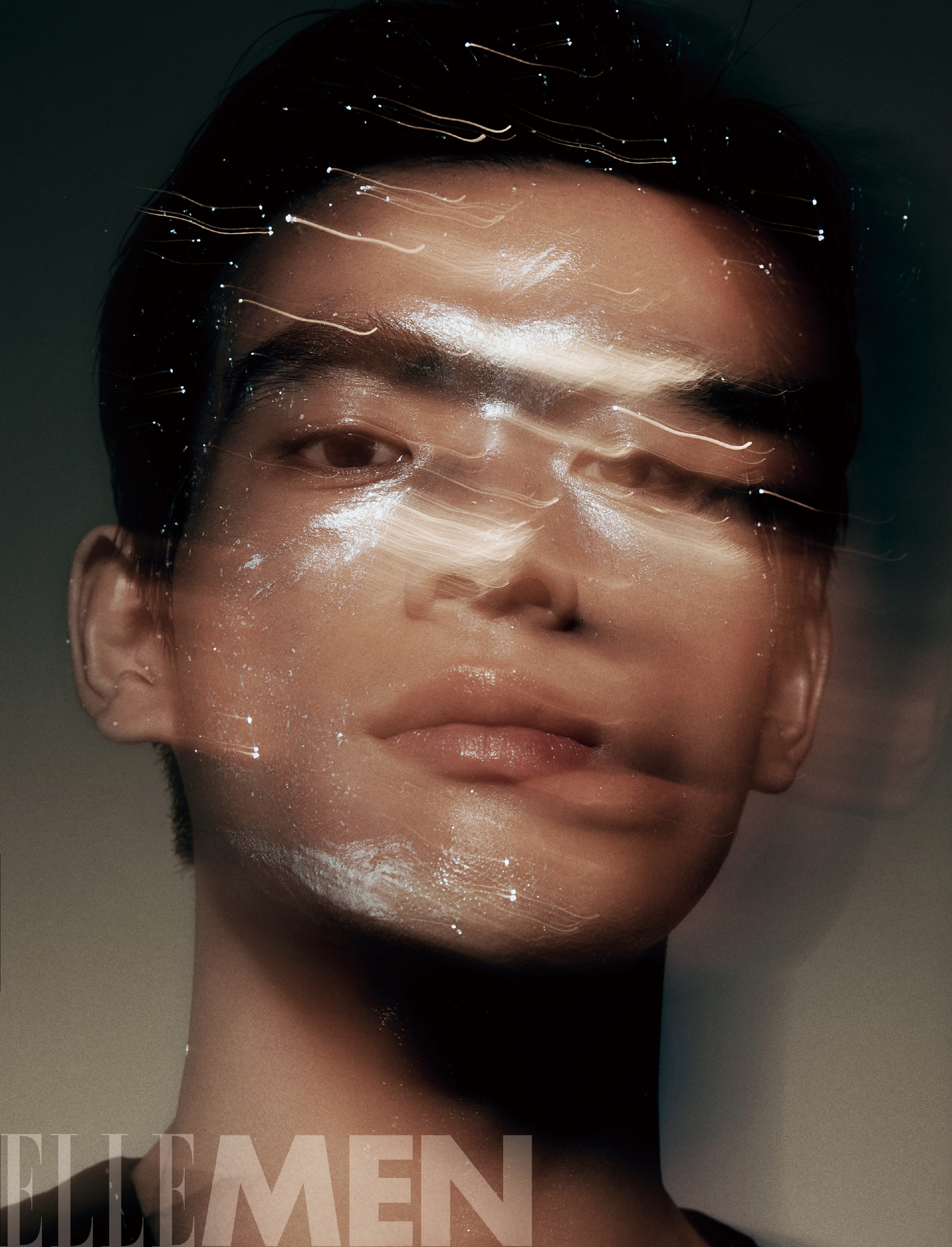 ELLEMEN男士美妆摄影 李少东模特 野好（TOGether Model）化妆