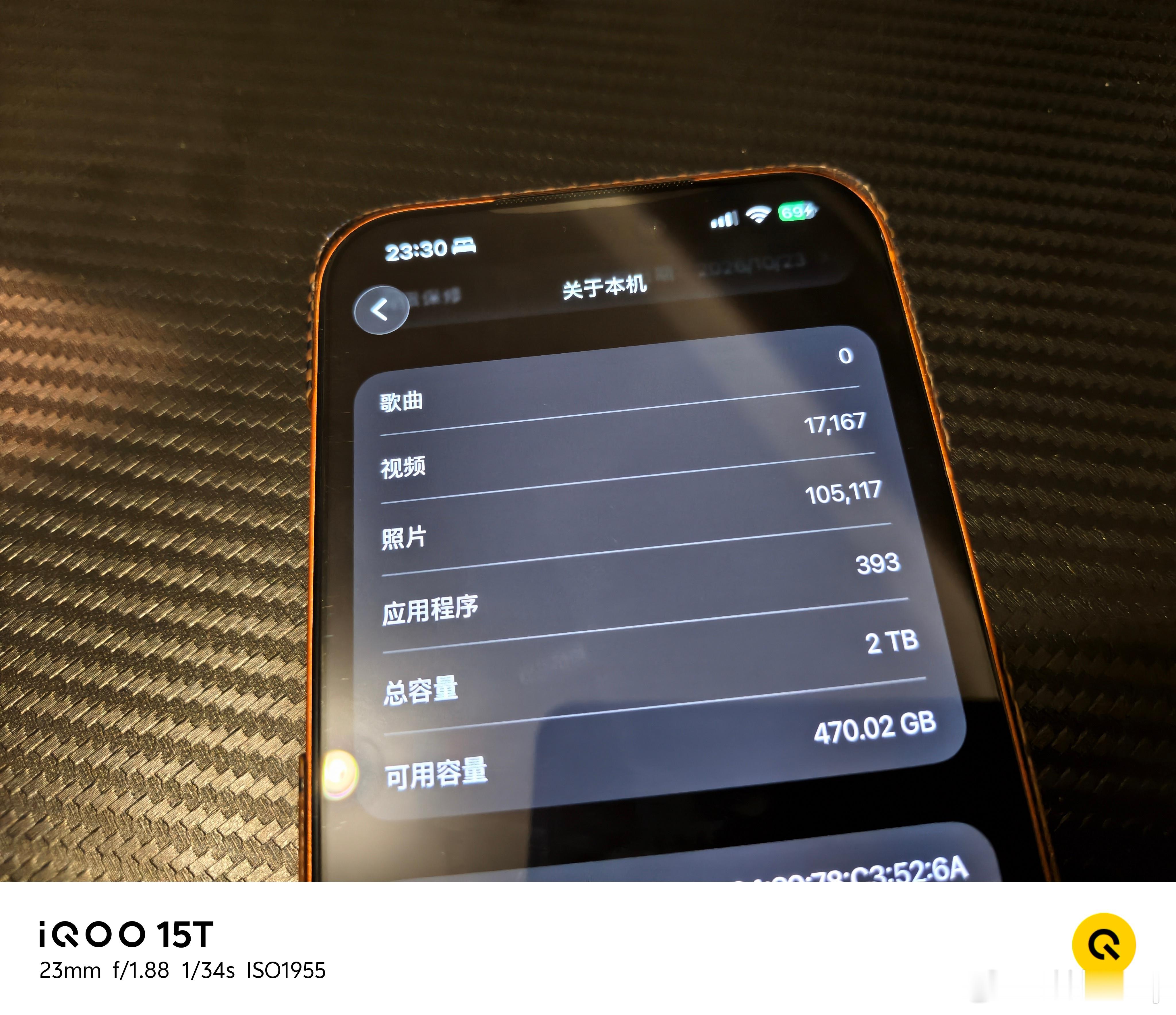 说真的我iPhone是2TB的版本，现在还剩470G，现在就希望今年iPhone