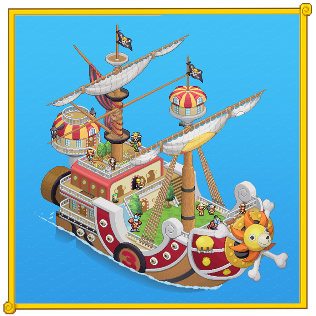 开罗游戏出品（NS/NS2/STEAM）海贼王最新像素风游戏《ONE PIECE
