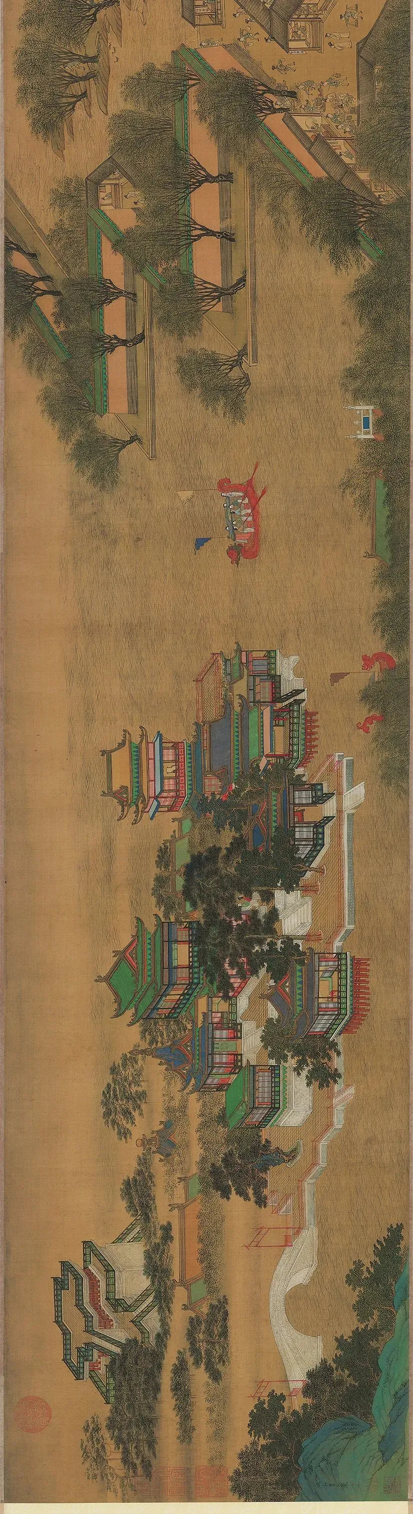 明代清明上河图画的是苏州¹ 有意思的是，明朝大画家仇英画了好多“清明上河图”，所