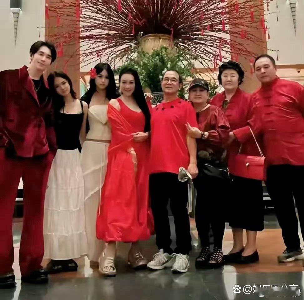 钟丽缇79岁妈妈坚持每日化妆，优雅又精致！春节全家福刷屏，大女儿带男友回家，张伦