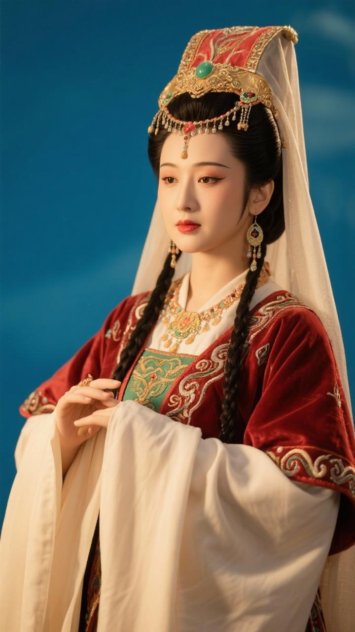 标题：王昭君不是“为国牺牲的悲情花瓶”，而是汉朝第一位持外交护照出塞、用匈奴语签