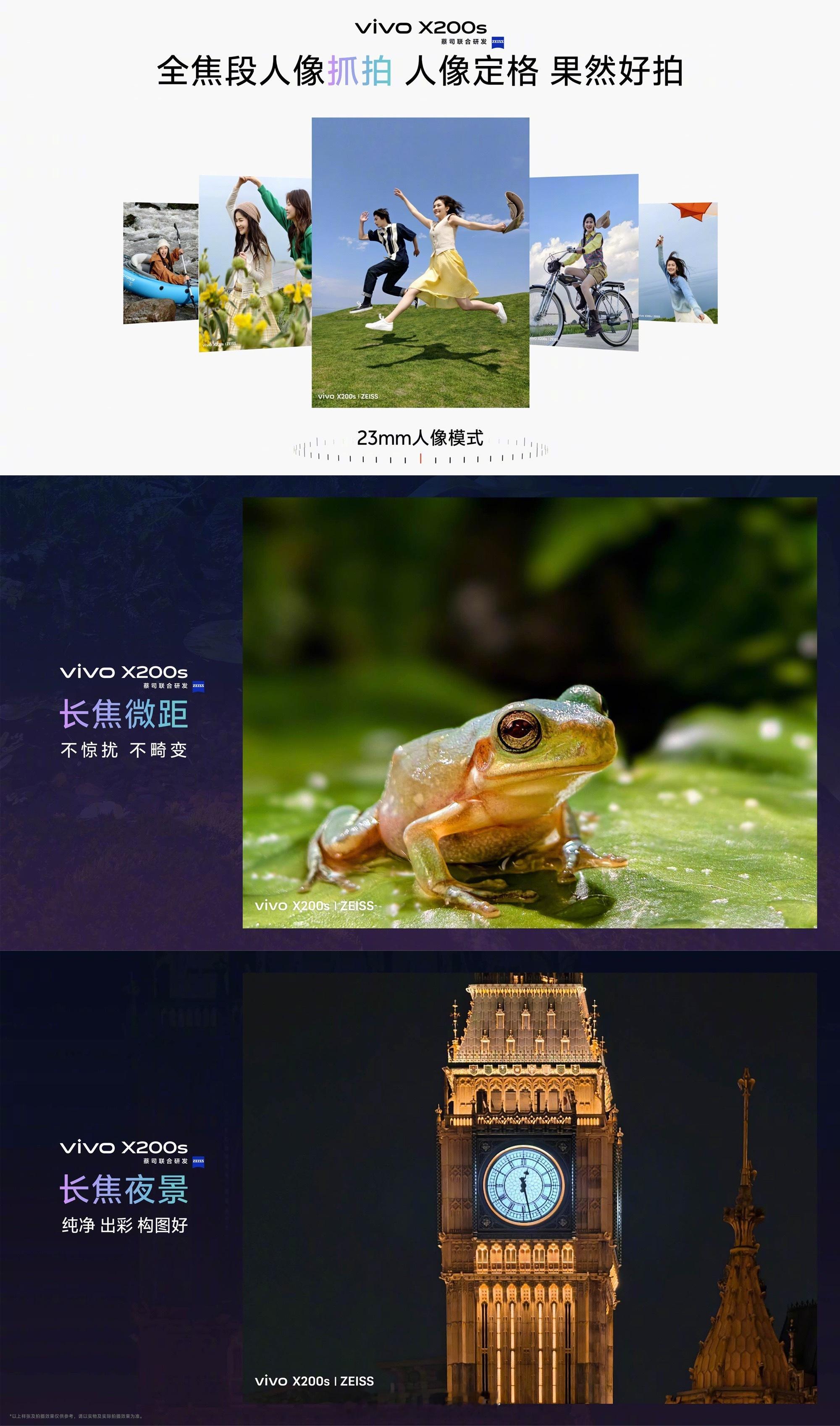 vivo X200s 蔡司长焦小灭霸：搭载蔡司超级潜望长焦IMX882，5000
