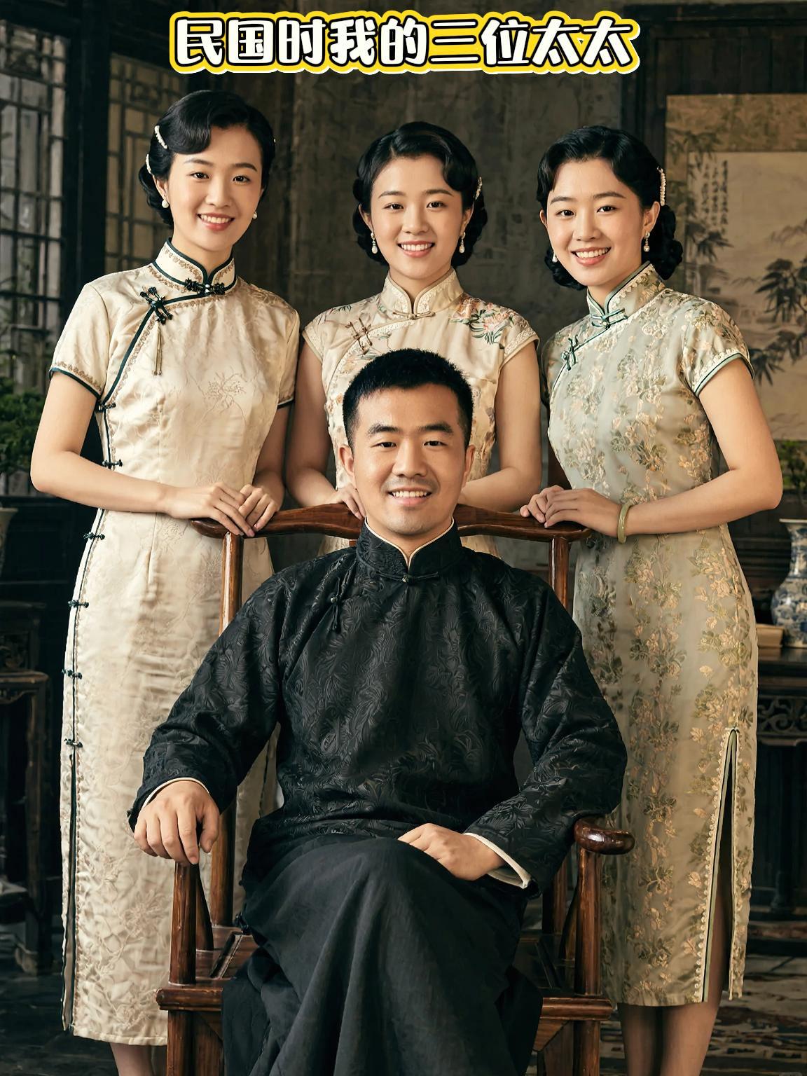 我在民国时代娶了三位老婆，但是命很短，所以来到了现代我只能娶一个老婆，目的是为了