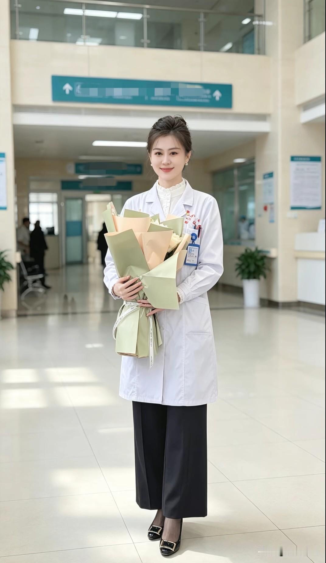 医院日常护士小姐姐裤里丝白大褂女孩
