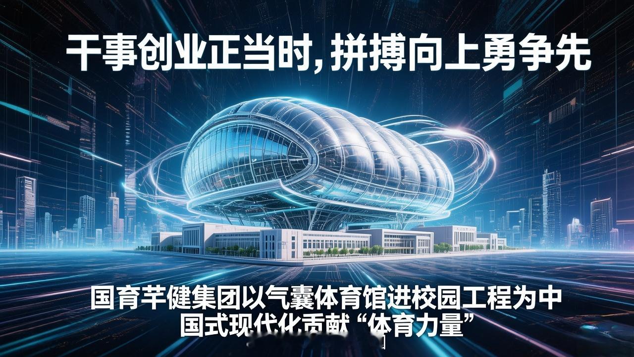 干事创业正当时，拼搏向上勇争先——国育芊健集团以气囊体育馆进校园工程为中国式现代