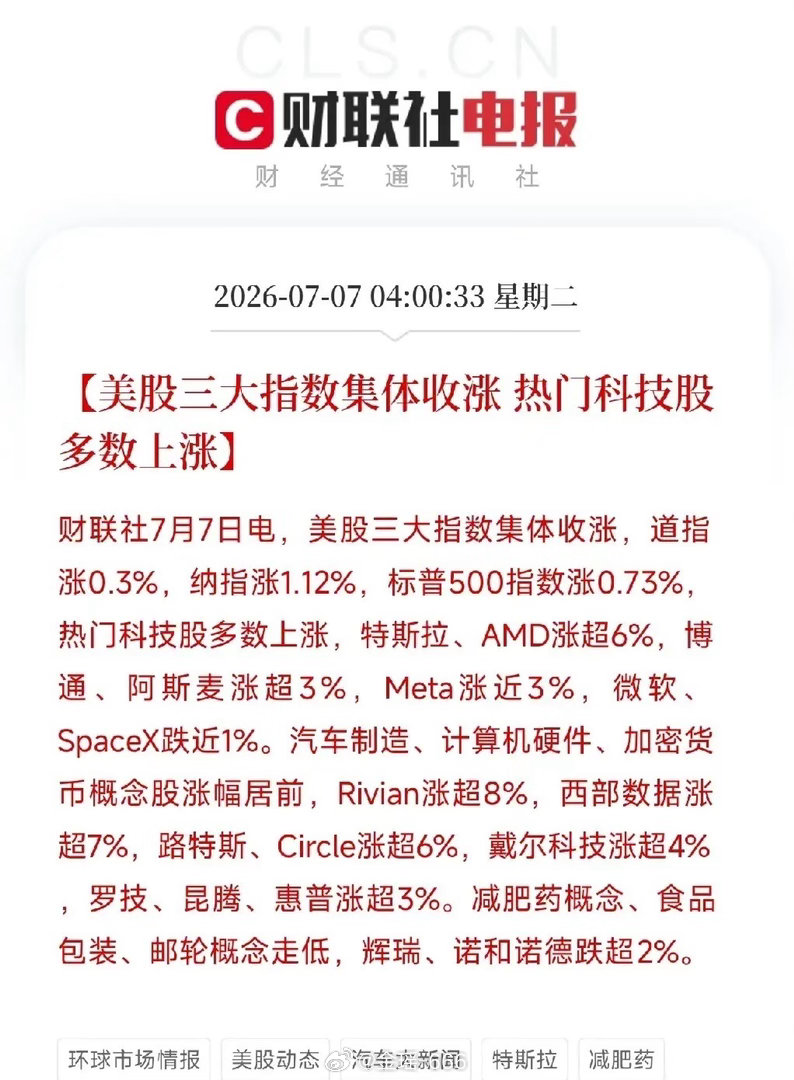 凌晨四点，华尔街曙光落地！科技股大反弹逻辑彻底打通宝子们！凌晨四点的华尔街，真的