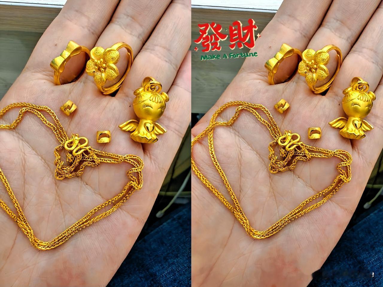 昨天脑子一热
把70克金子卖了6万多，
今天刷朋友圈直接心梗--金价竟然
涨疯了