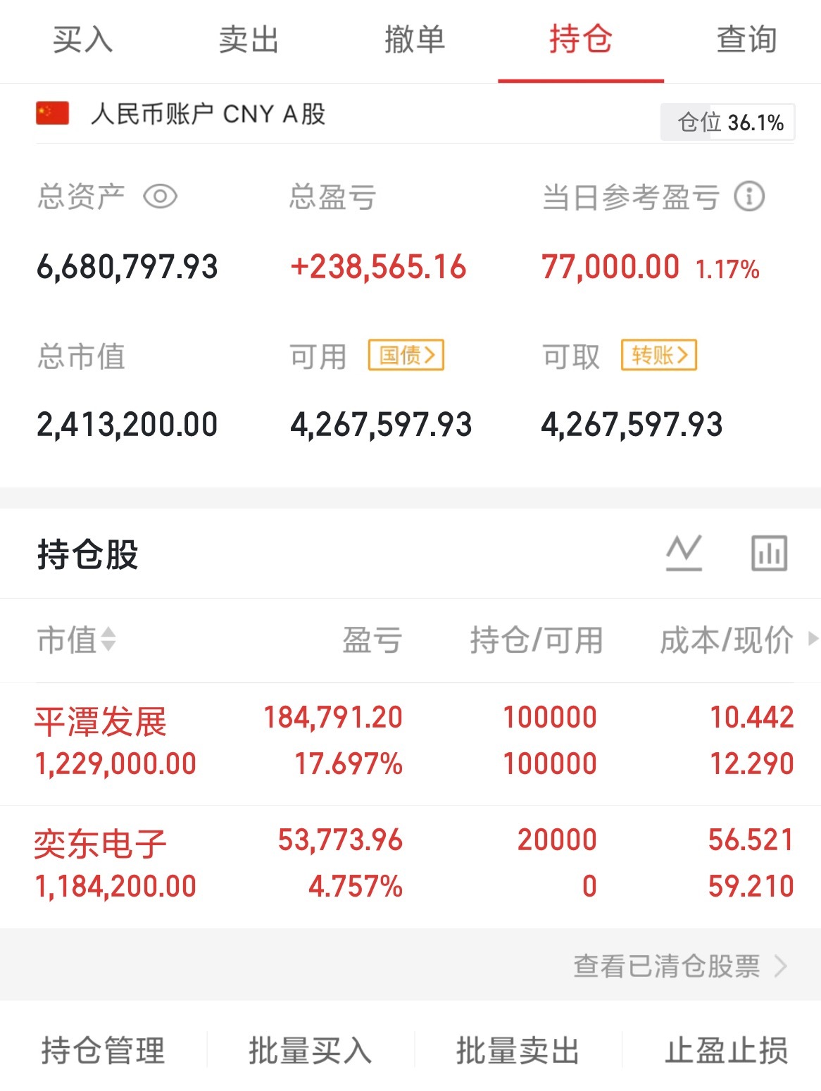 盈盈今天新建一支，收到点赞 
