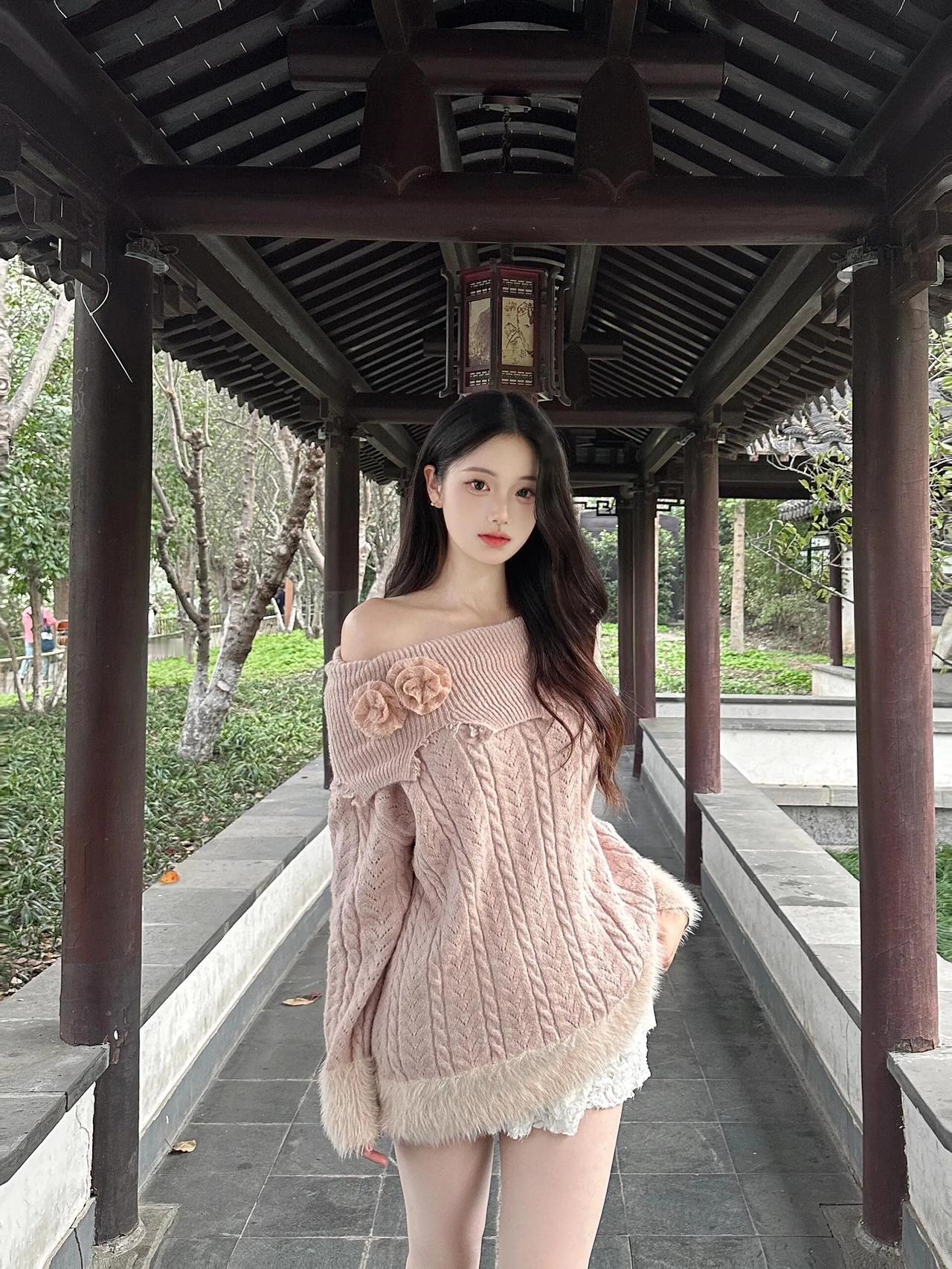 秋日暖阳下，少女与猫咪的温馨时光