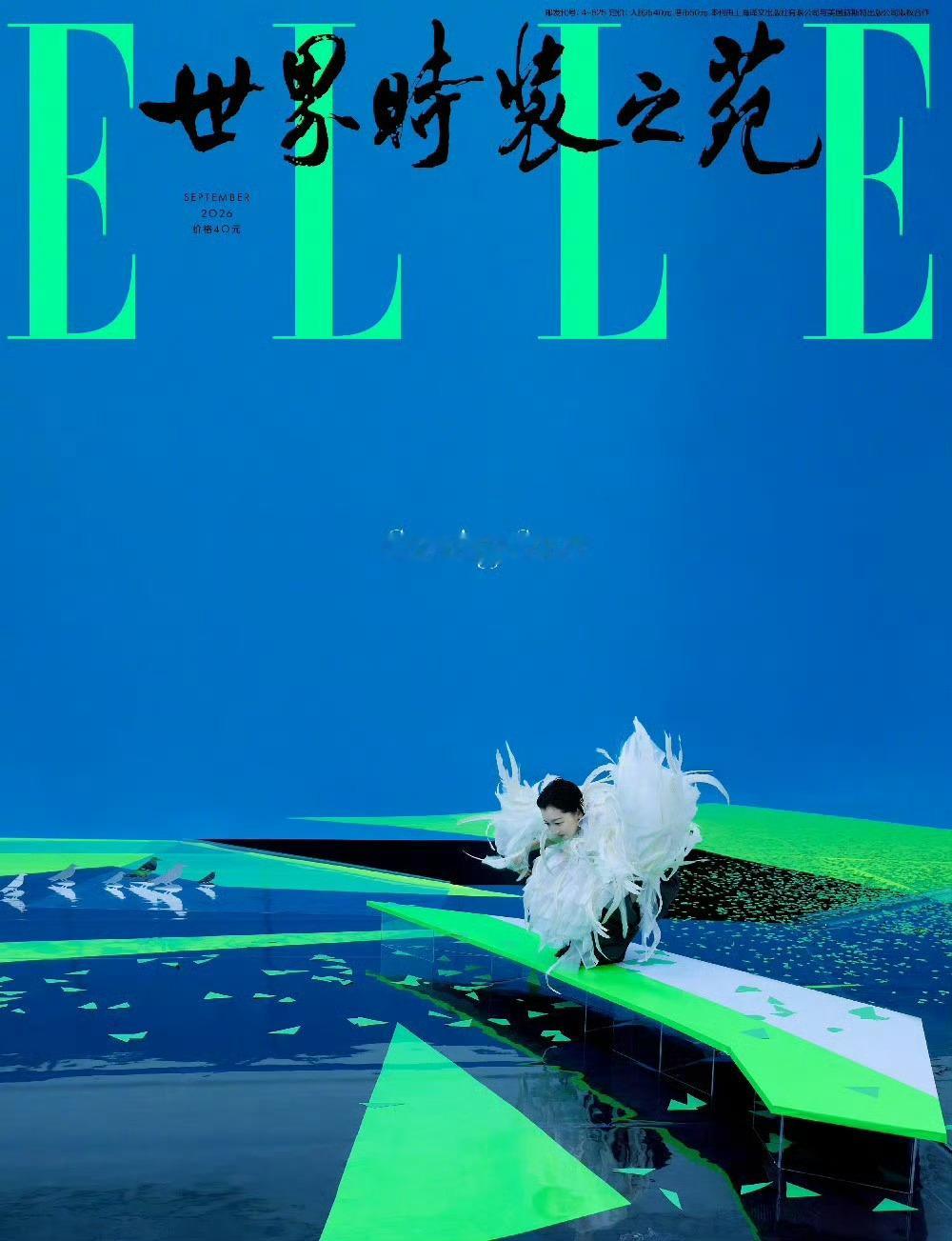周冬雨再登ELLE金九！周冬雨ELLE金九封面