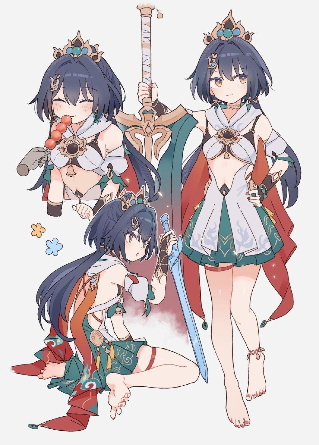 云璃好可爱啊画师：折紙ぎょくお#夏日次元盛典##热游一夏挑战##超级红人节# ​