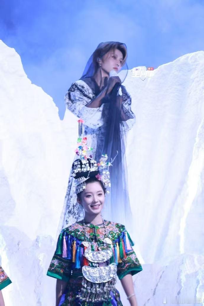 刘雨昕雪域神女大祭司刘雨昕《圆》开口瞬间直接净化心灵，雪域神女大祭司踏雪降临。清
