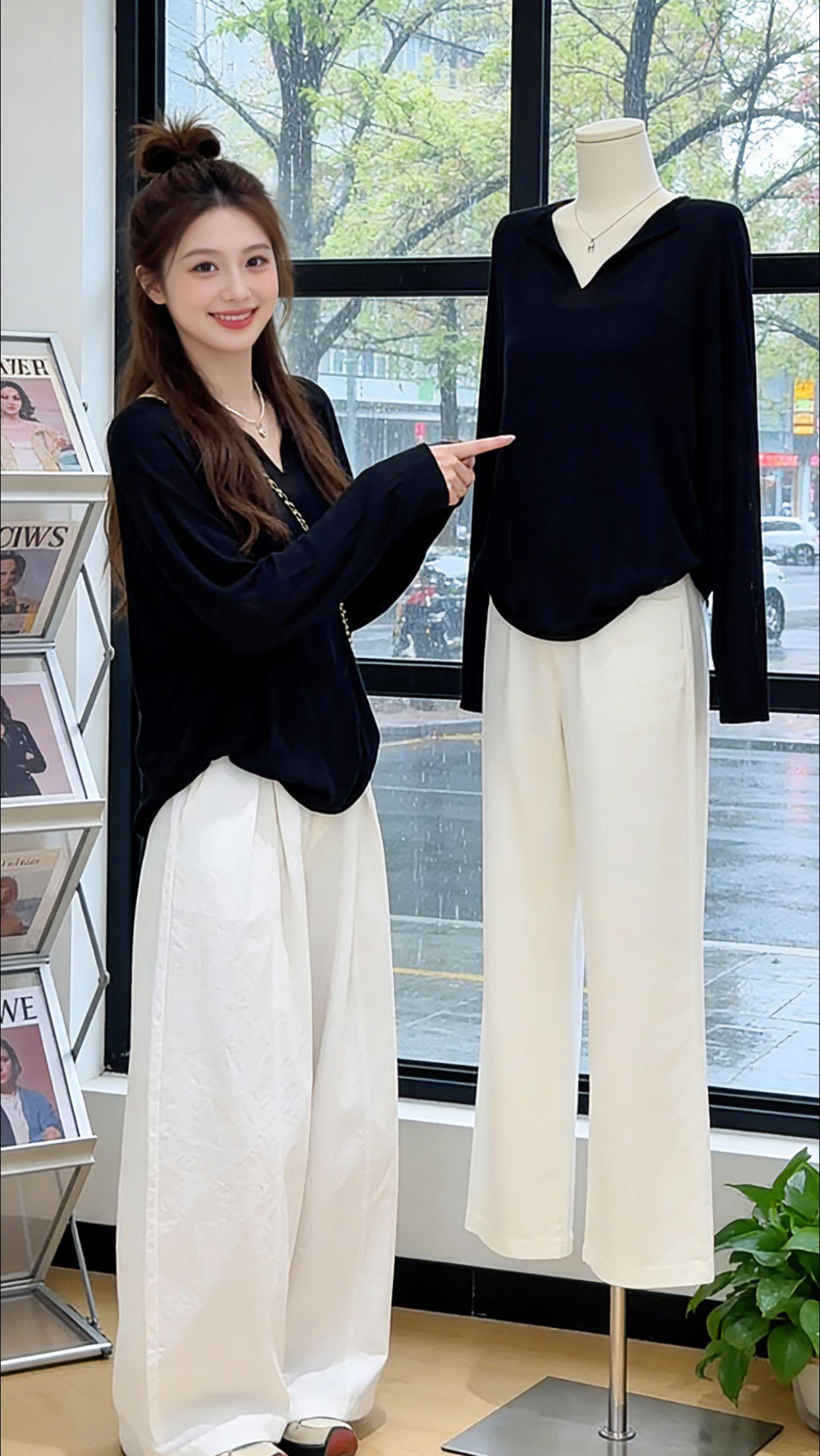 Danny的松弛感穿搭太绝了！从店里指着同款套装安利，到日式庭院喝茶小坐，再到茅