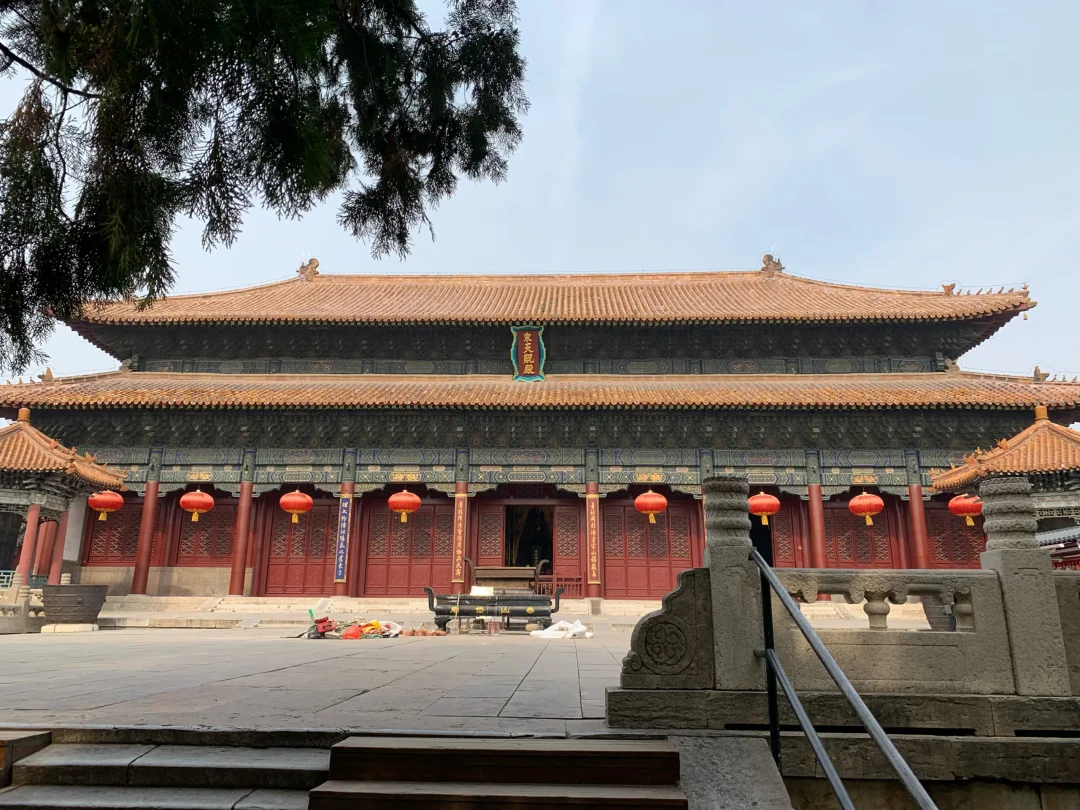 这处古建筑的建筑规格与故宫太和殿相同