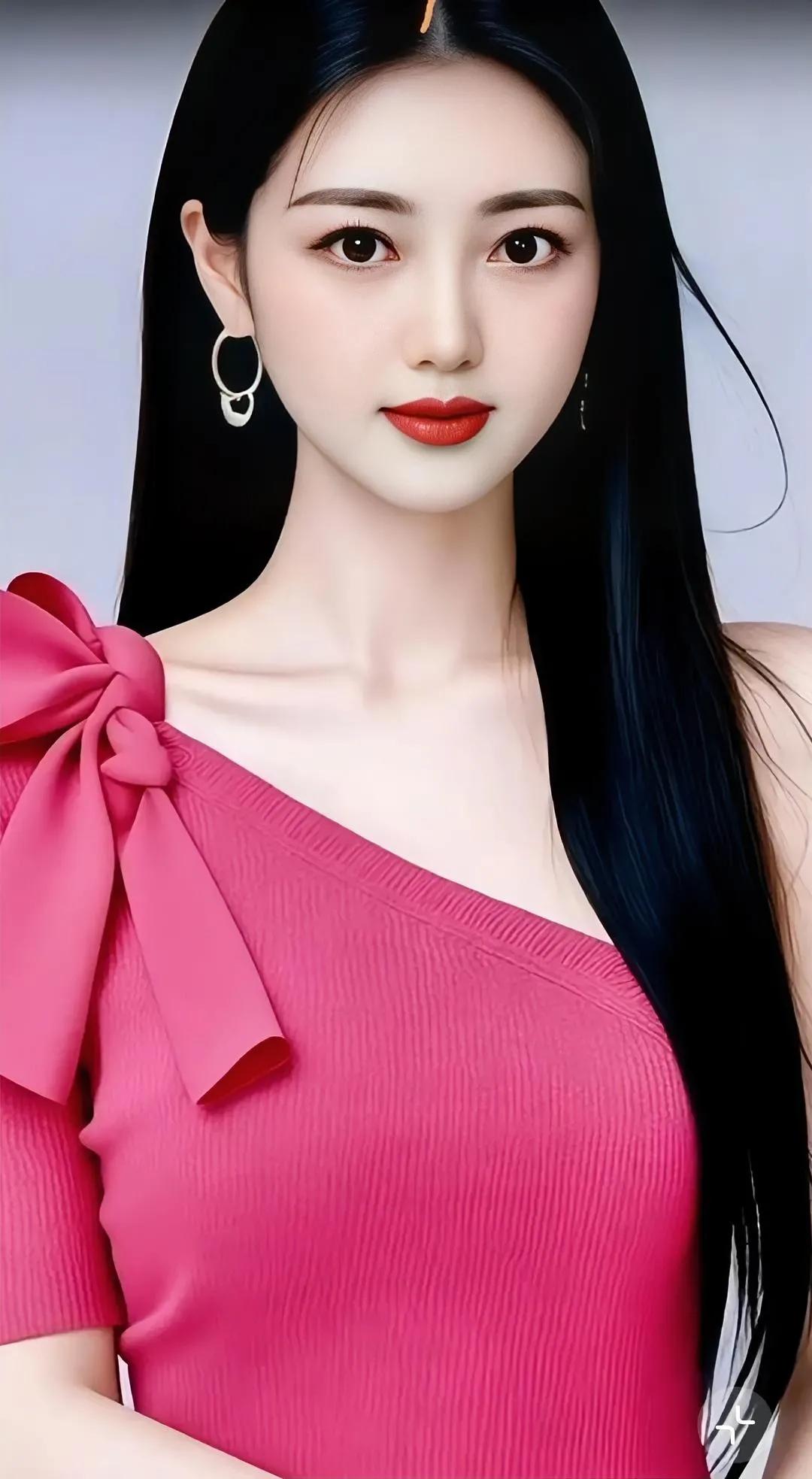 红妆娇媚，黑发如瀑。红颜惹人醉 清纯一笑薄红颜 明艳千娇 红颜多娇