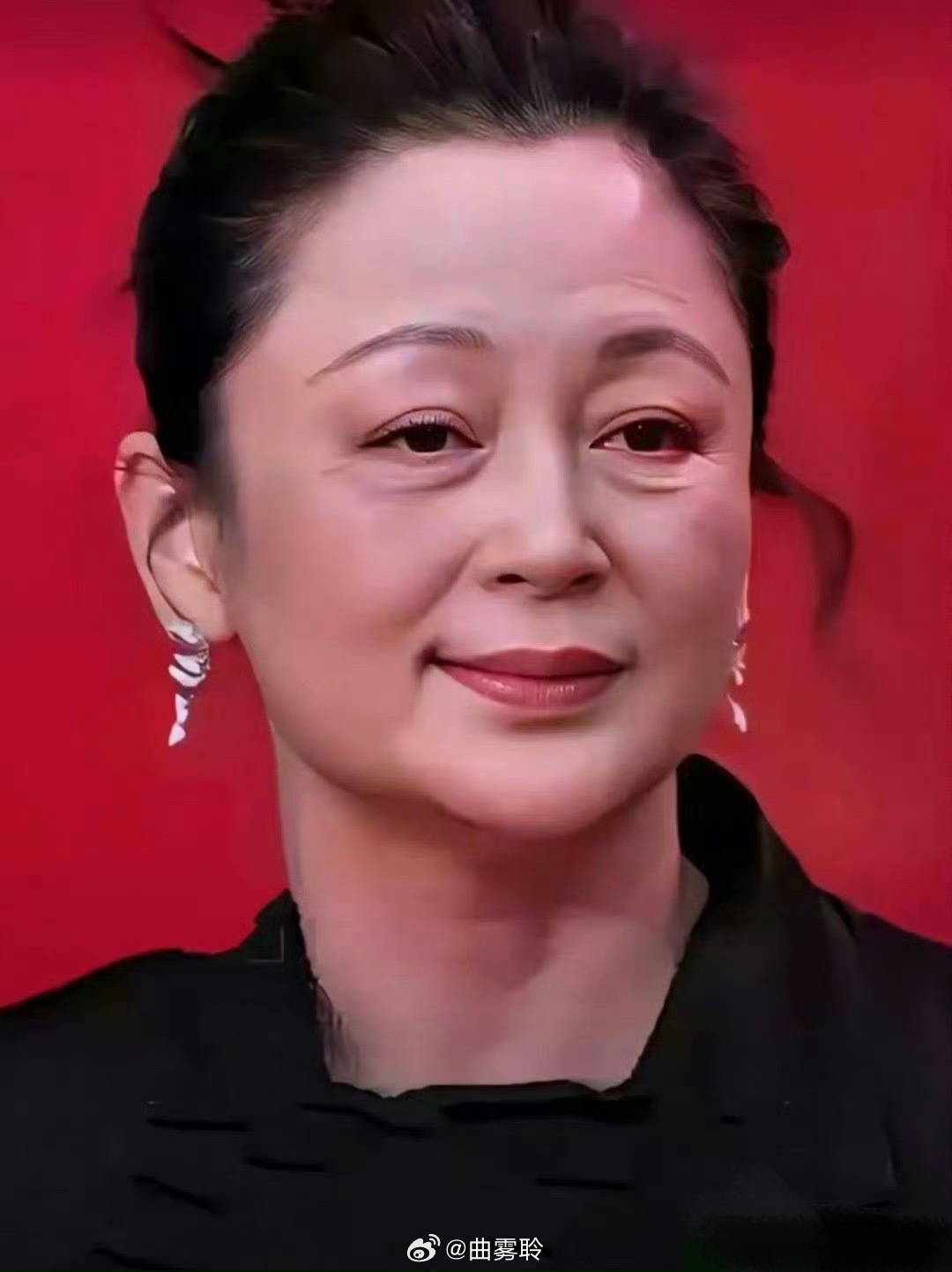 曾经那么惊艳的陈红，看着不敢结婚了。 