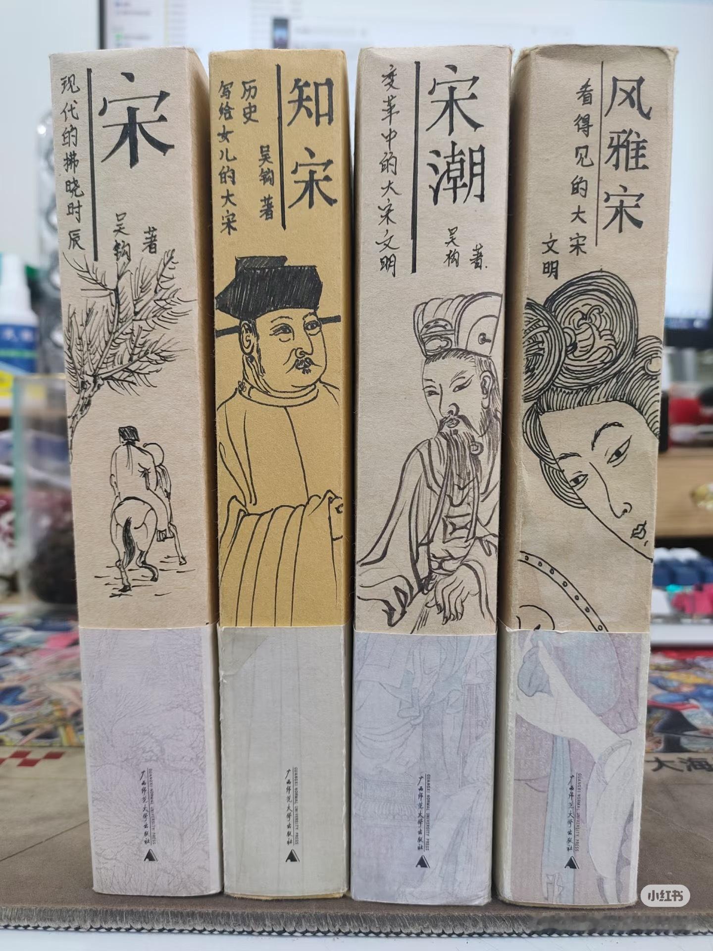 不知是哪位有心的读者，给我的说宋系列手绘了新封面。看着挺有感觉的[鲜花] ​​​