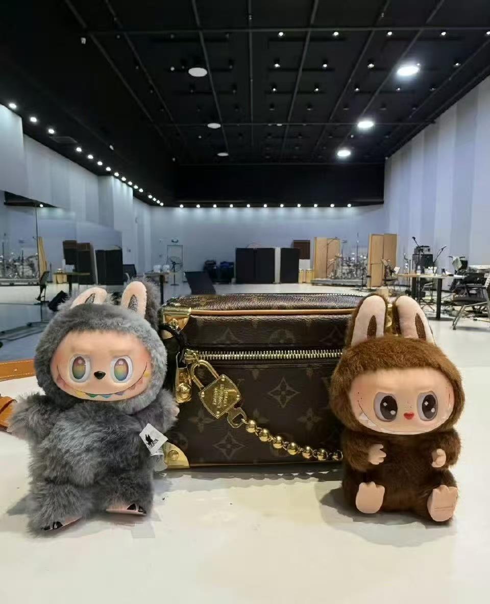 富人新标识：用最新款ProMax版iPhone同时手上有labubu。 