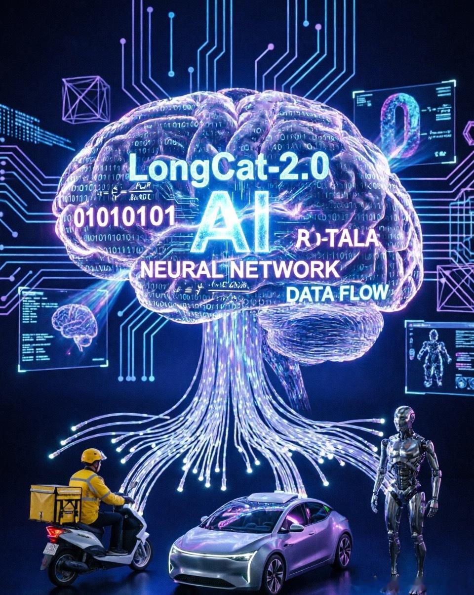 美团发布万亿大模型 LongCat-2.0：国产算力跑出的“物理AI”新引擎在人