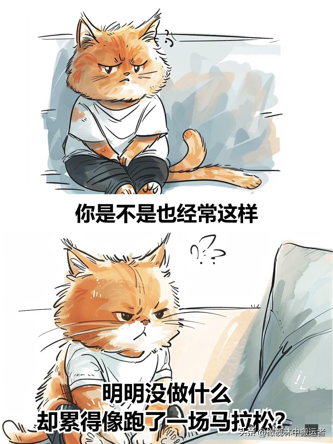 I 想要停止“精神内耗”，不妨试试这几个方法日常治愈漫画 治愈系图漫画 漫画治愈