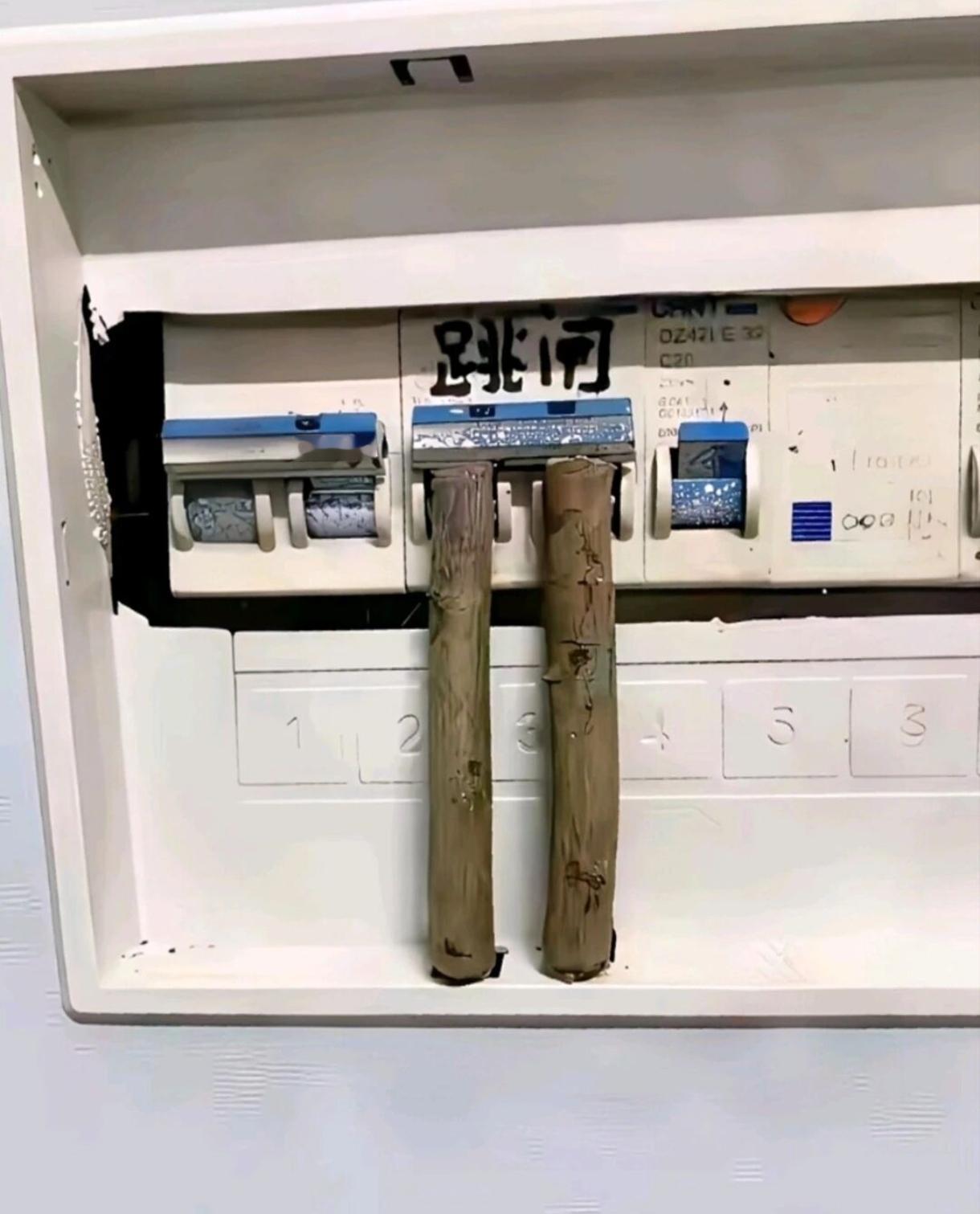 哈哈哈哈，人才，怕电用小棍子顶着，不如进出端子直接搭根线。或者直接改成开关就可以