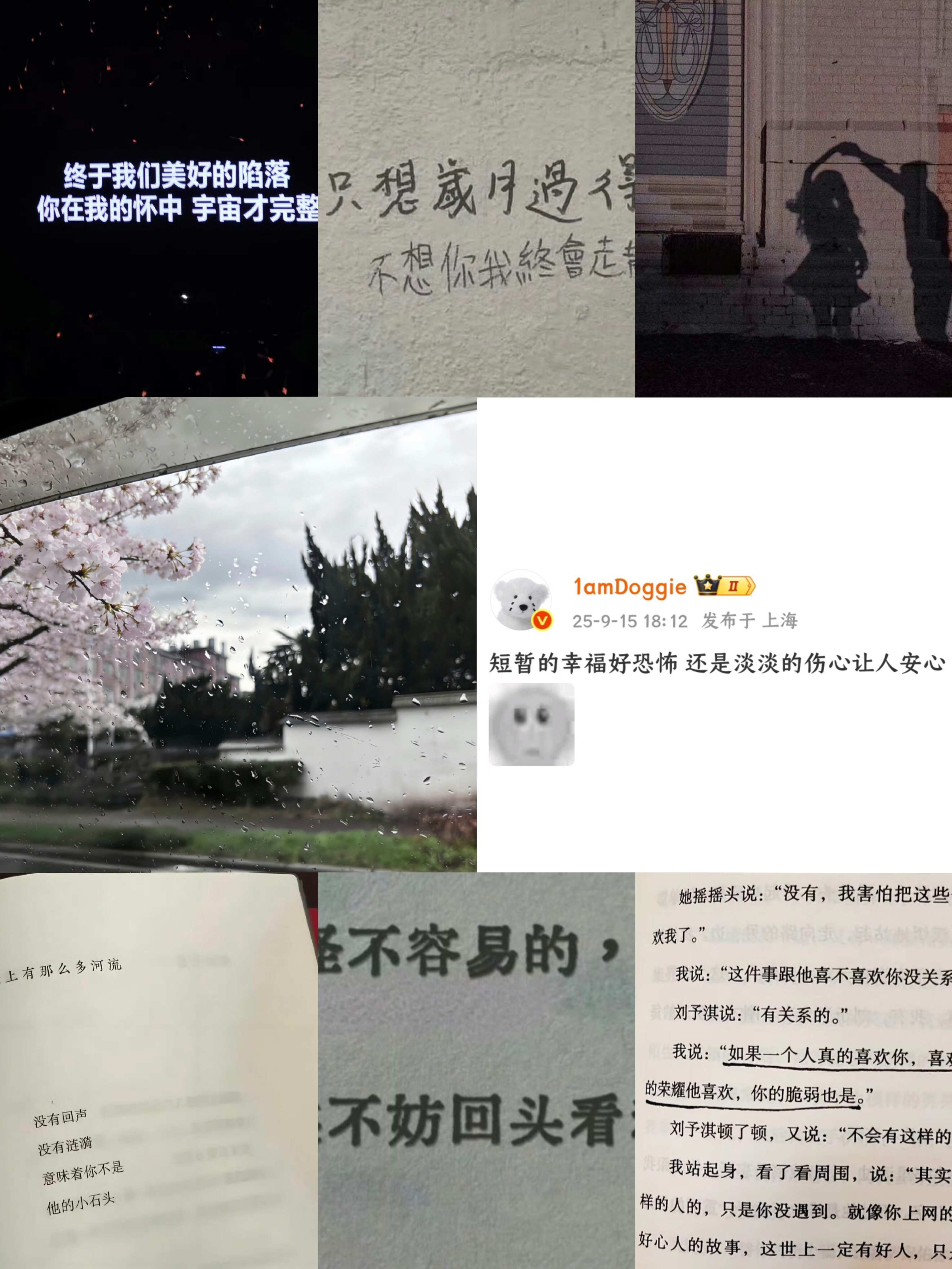 “缘分本就稀薄寡淡 多是清尘浊水后会无期” 