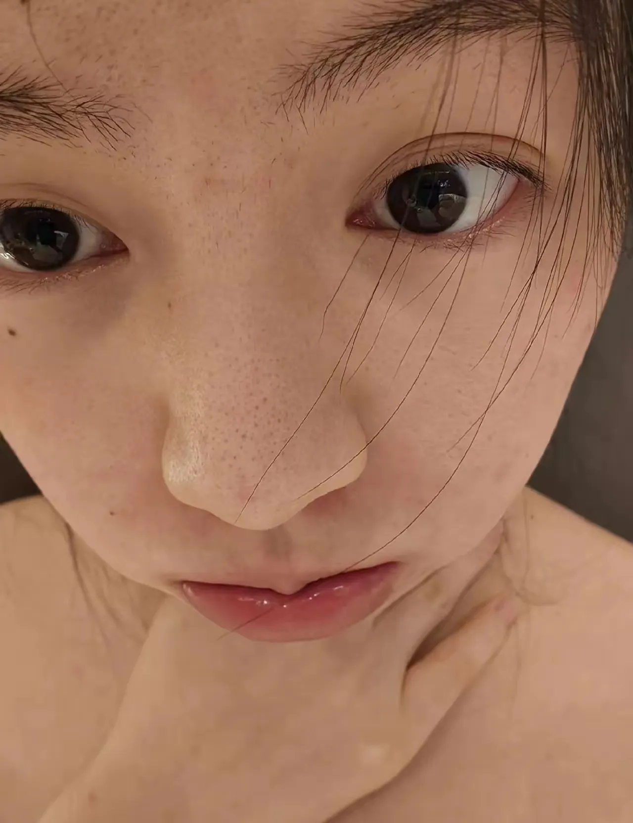 贴脸的素颜照素颜