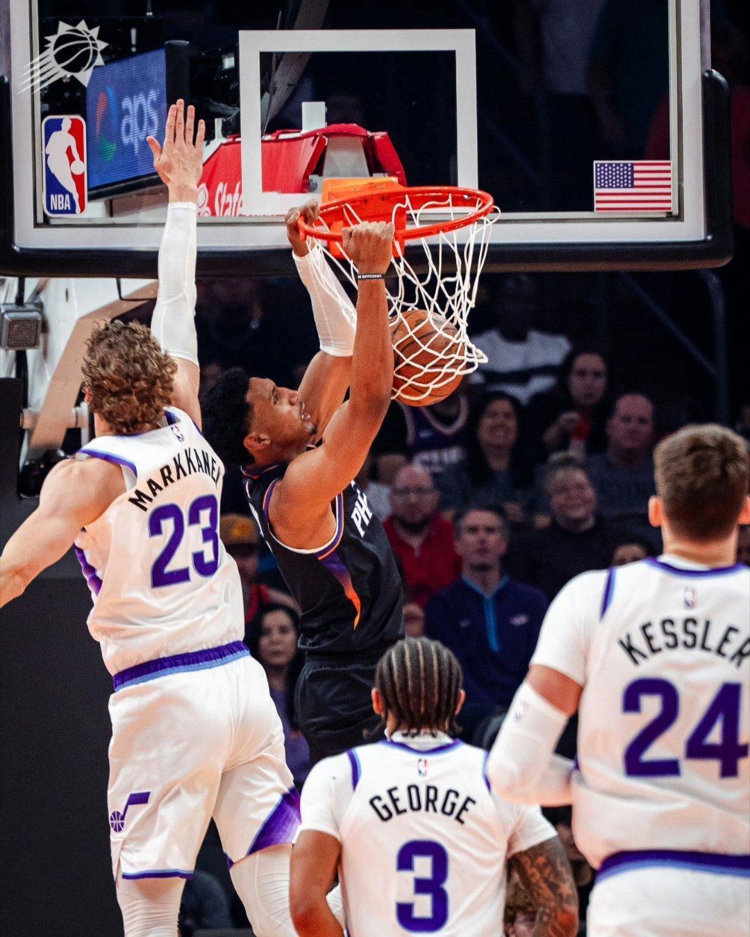 37：17，首节领先20分[傻眼][傻眼][傻眼]有种不真实的感觉爵士vs太阳 