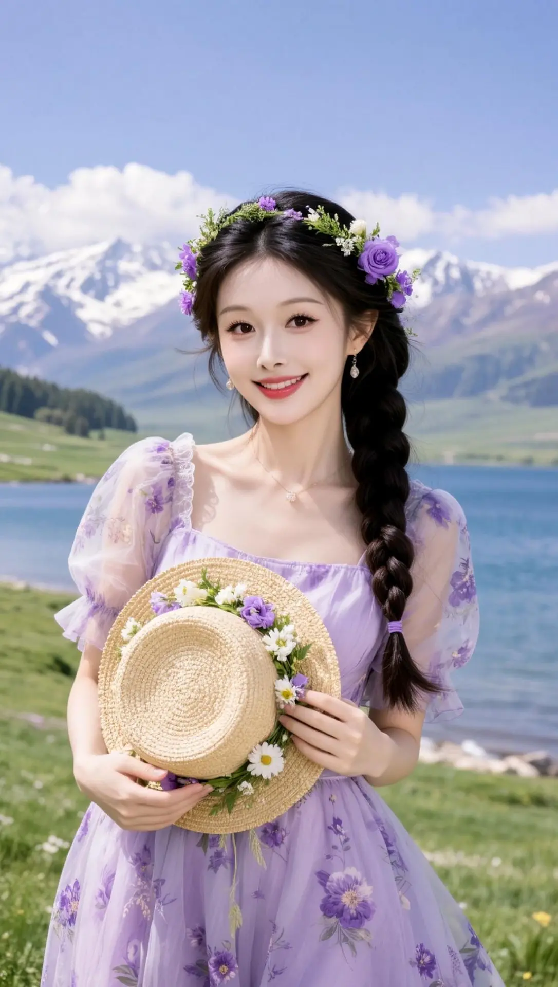 AI田园甜妹写真 ai创作 户外仙女穿搭 ai写真 AI特效写真