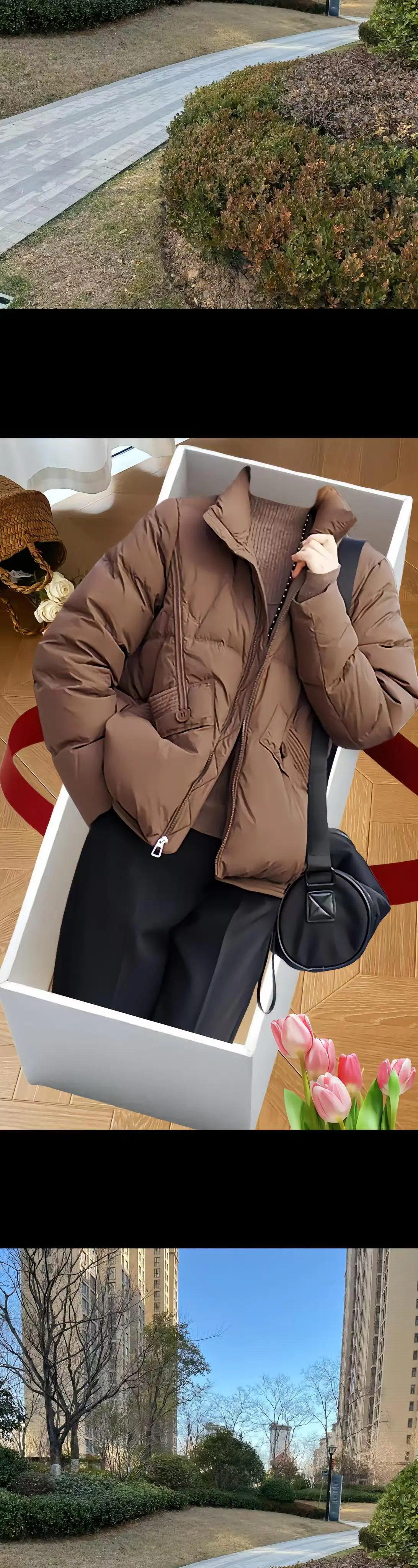 这款羽绒服真的太棒啦！ 简洁大方不失时尚感，无论是搭配牛仔裤还是小裙子...