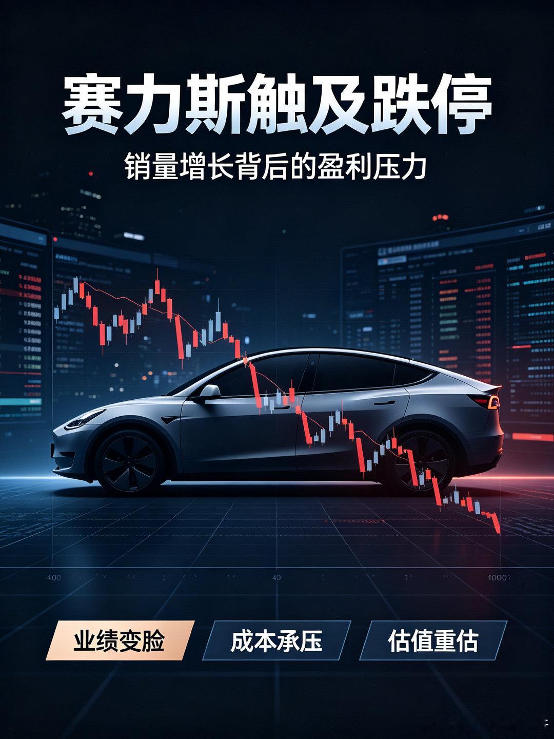 赛力斯触及跌停赛力斯昨晚发布业绩预告，从去年半年盈利近30亿，转变为今年预亏15