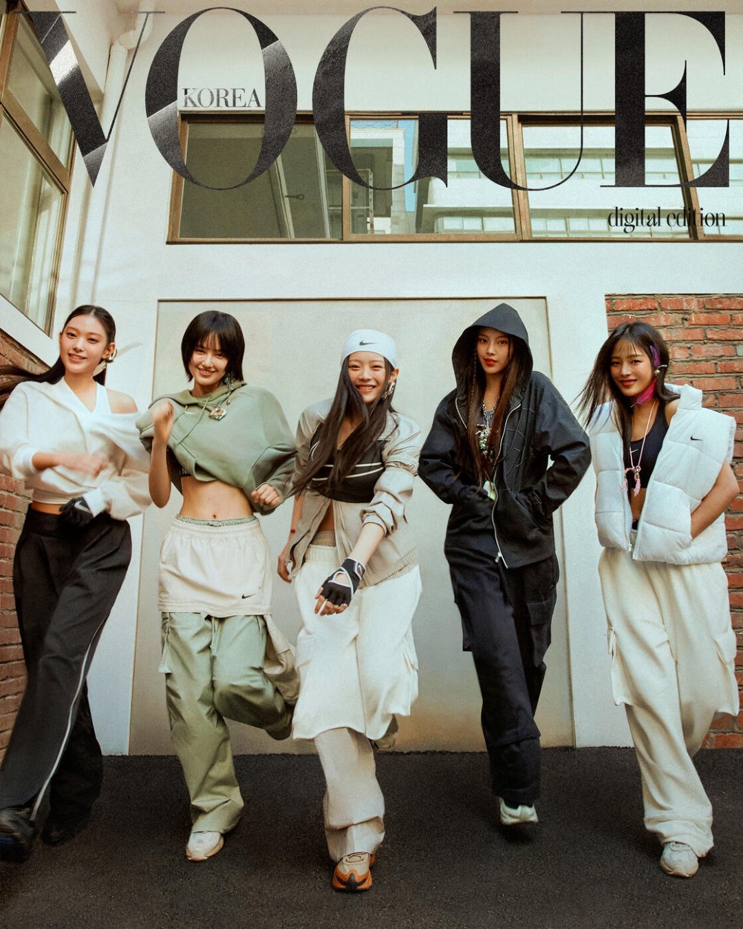 NewJeans x Nike for Vogue Korea 