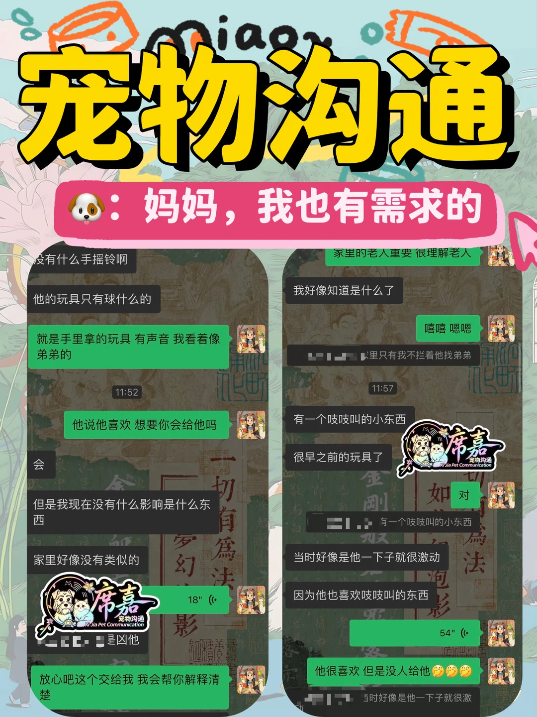 宠物沟通｜妈妈，我也有需求的 你知道吗