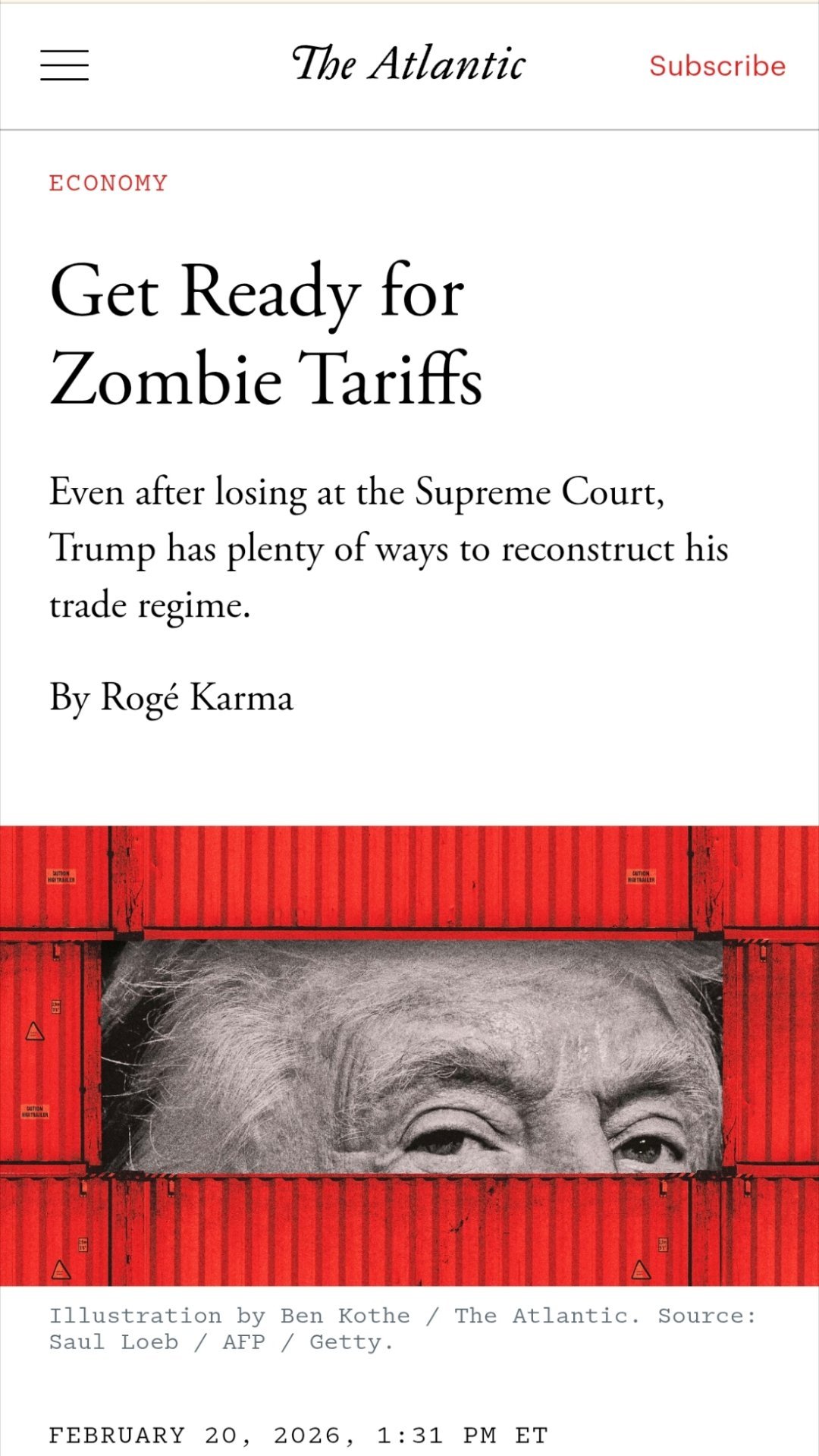 特朗普称将加征10%全球进口关税¹ 这个结果是预料之中，特朗普2.0的团队为此提