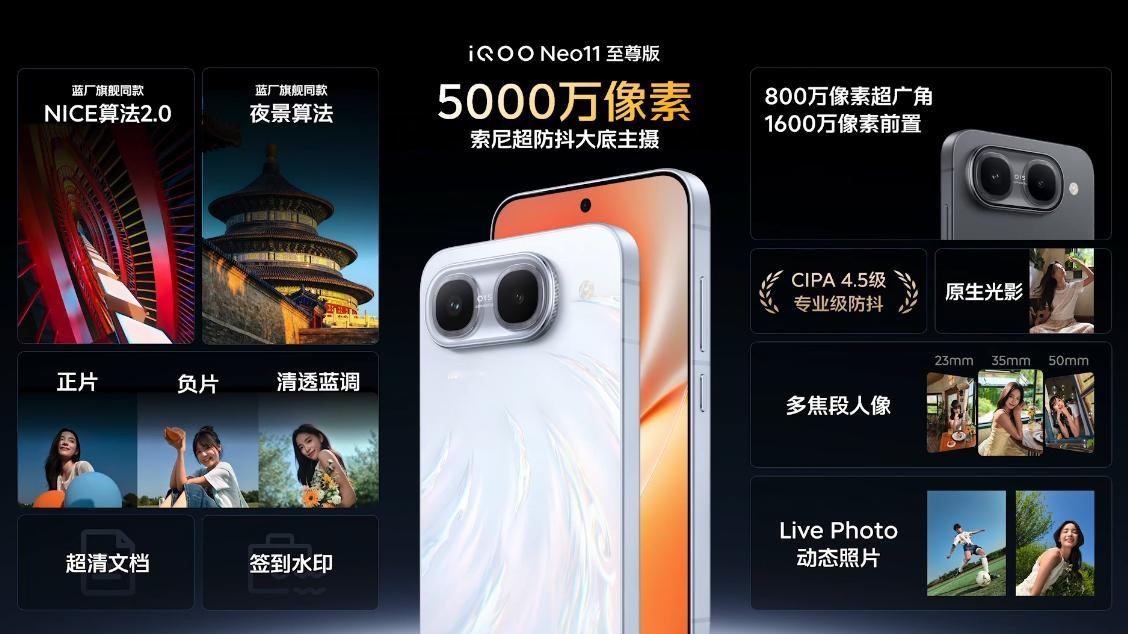 iQOO Neo11 至尊版 游戏性能好，影像方面也不拉下，依旧很至尊的影像了！