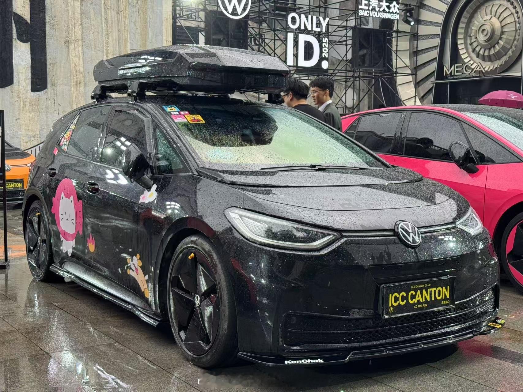 上汽大众ID.3 GTX套件款来了，这台车并不是真正的德原性能GTX，而是基于普