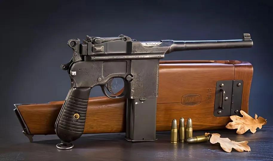 抗战时期，我军常用“匣子枪”（图一），日本鬼子则多配备“王八盒子”（图二），这是