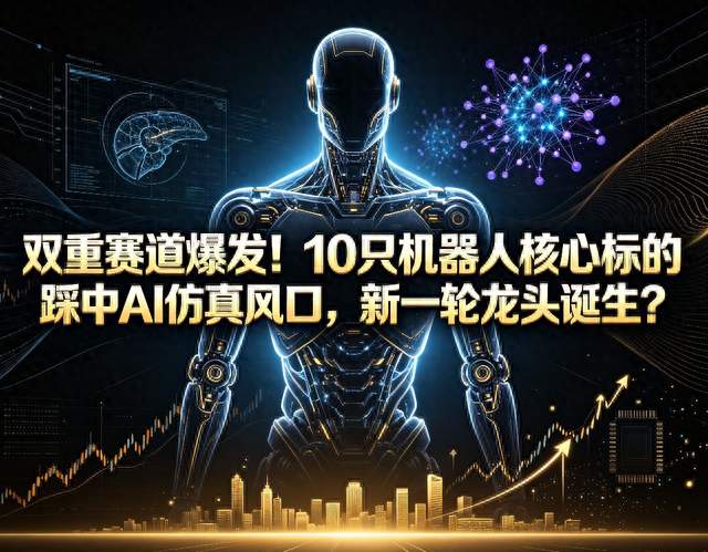 双重赛道！10只机器人核心标的踩中AI仿真风口，新一轮龙头诞生？
