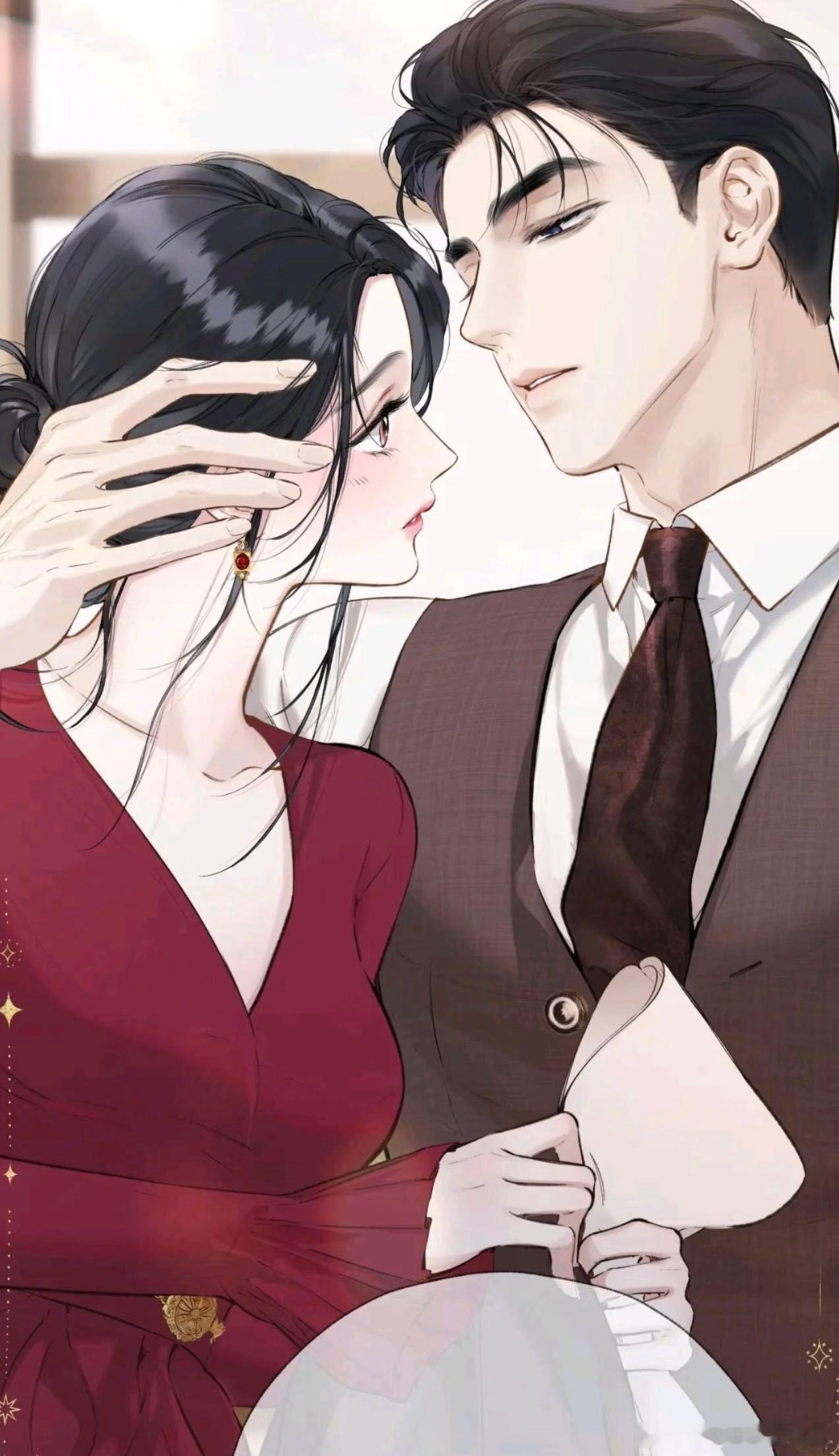 漫画错撩画出顶级时宴郑书意《错撩》这部漫画神仙画风，把时宴西装背头与居家顺毛的反