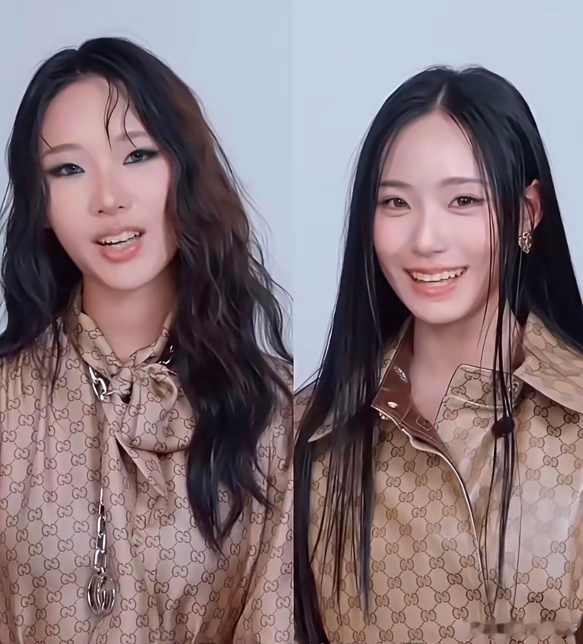 小S的大女儿和二女儿合体拍杂志，网上说她们是翻版的大S和小S。大女儿许曦文火辣有