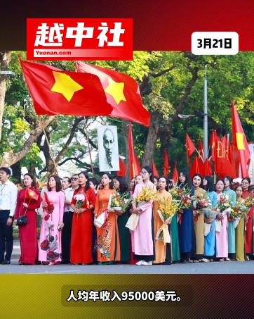 河内2026年人均GDP9.5万美元！

越南河内出台长期发展规划，2030年人