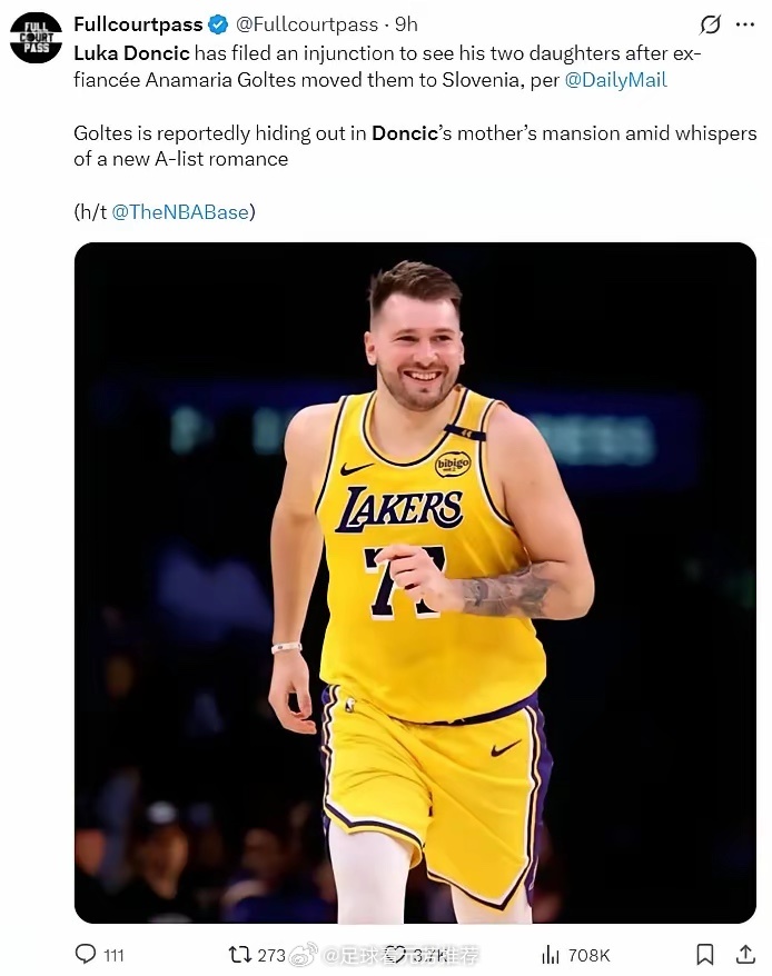 克尼佩尔本赛季投进257记三分，东契奇投进253记，两人仅差4记三分。但东契奇因