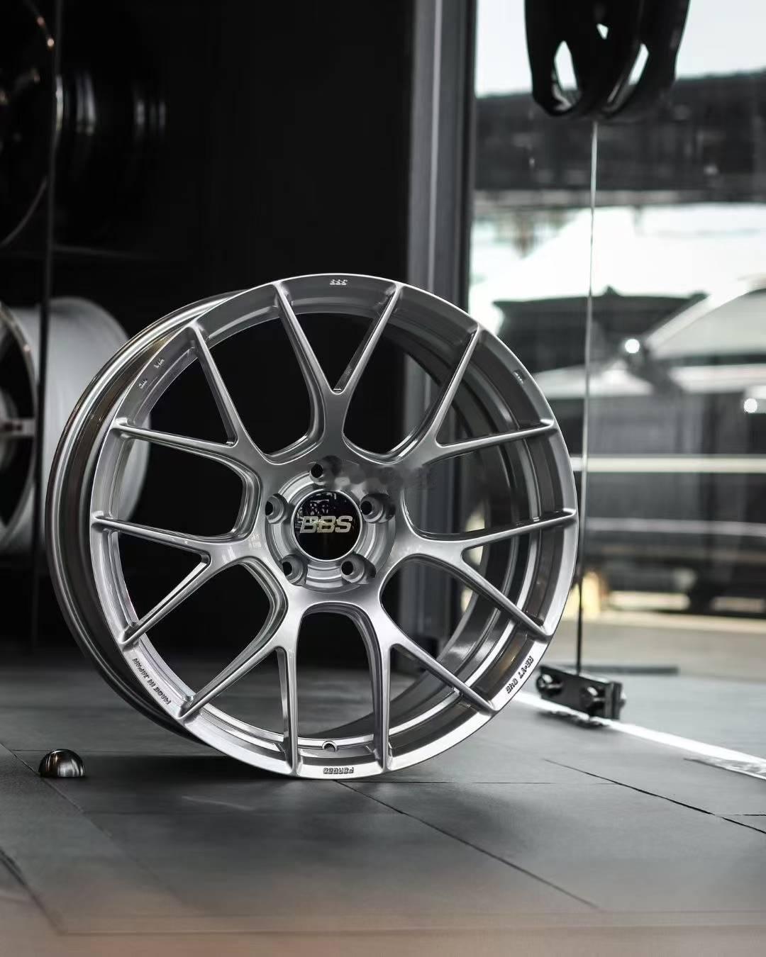 现货，全新日本BBS REV7（DS银）19寸 前9J ET25 后10J ET